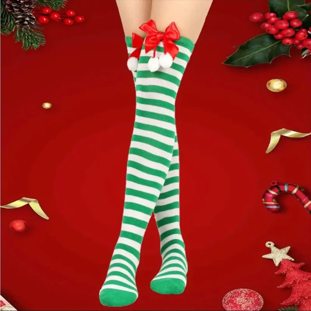 N/A festive striped
